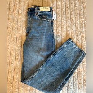 Abercrombie & Fitch Jeans The Mom Jean High Rise Size 25 NWT